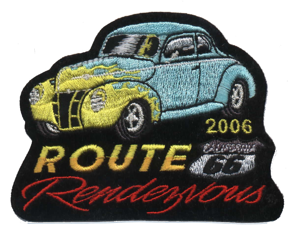 2006 ROUTE 66 RENDEZVOUS souvenir patch