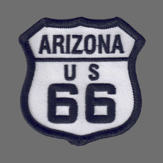 ARIZONA Route 66 on White Souvenir Patch - 1116-39
