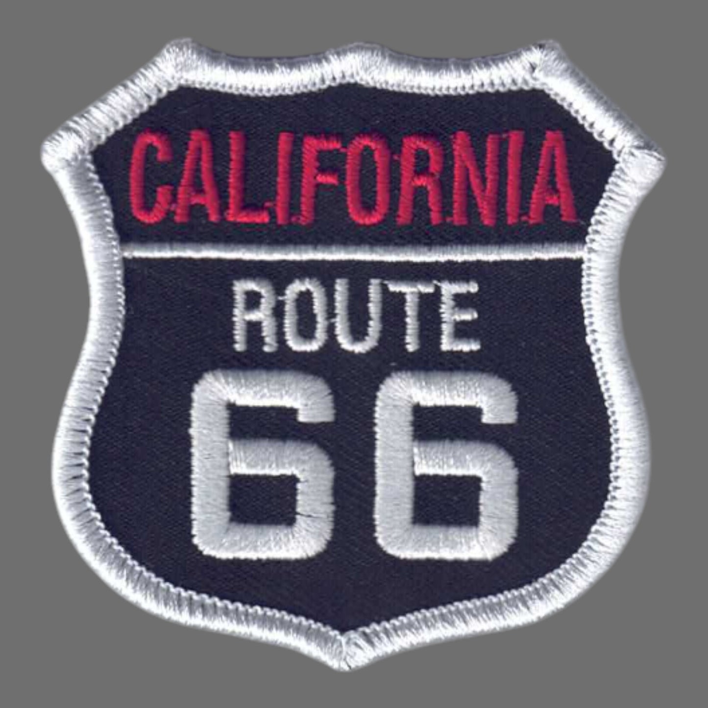 CALIFORNIA ROUTE 66 Black Souvenir Patch - 1236-01