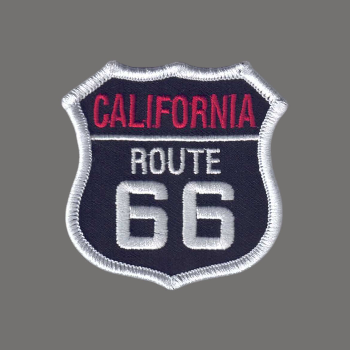 CALIFORNIA ROUTE 66 Black Souvenir Patch - 1236-01