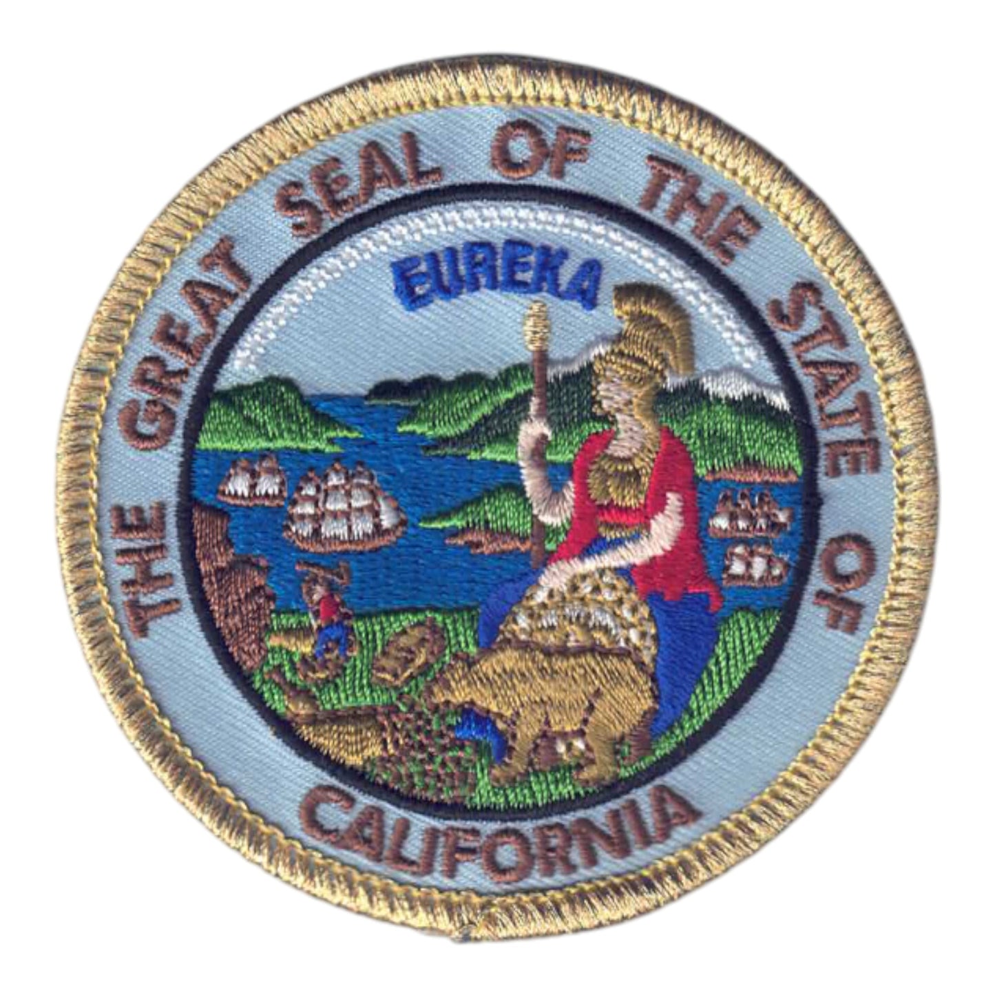 CALIFORNIA CA State Seal Souvenir Patch -1239