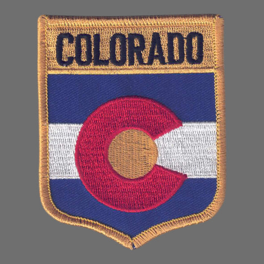 COLORADO LG Flag Shield Patch - 1252