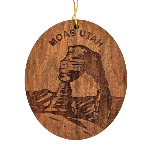 Utah Ornament - Moab Utah Arch - Wood Ornament - 15241