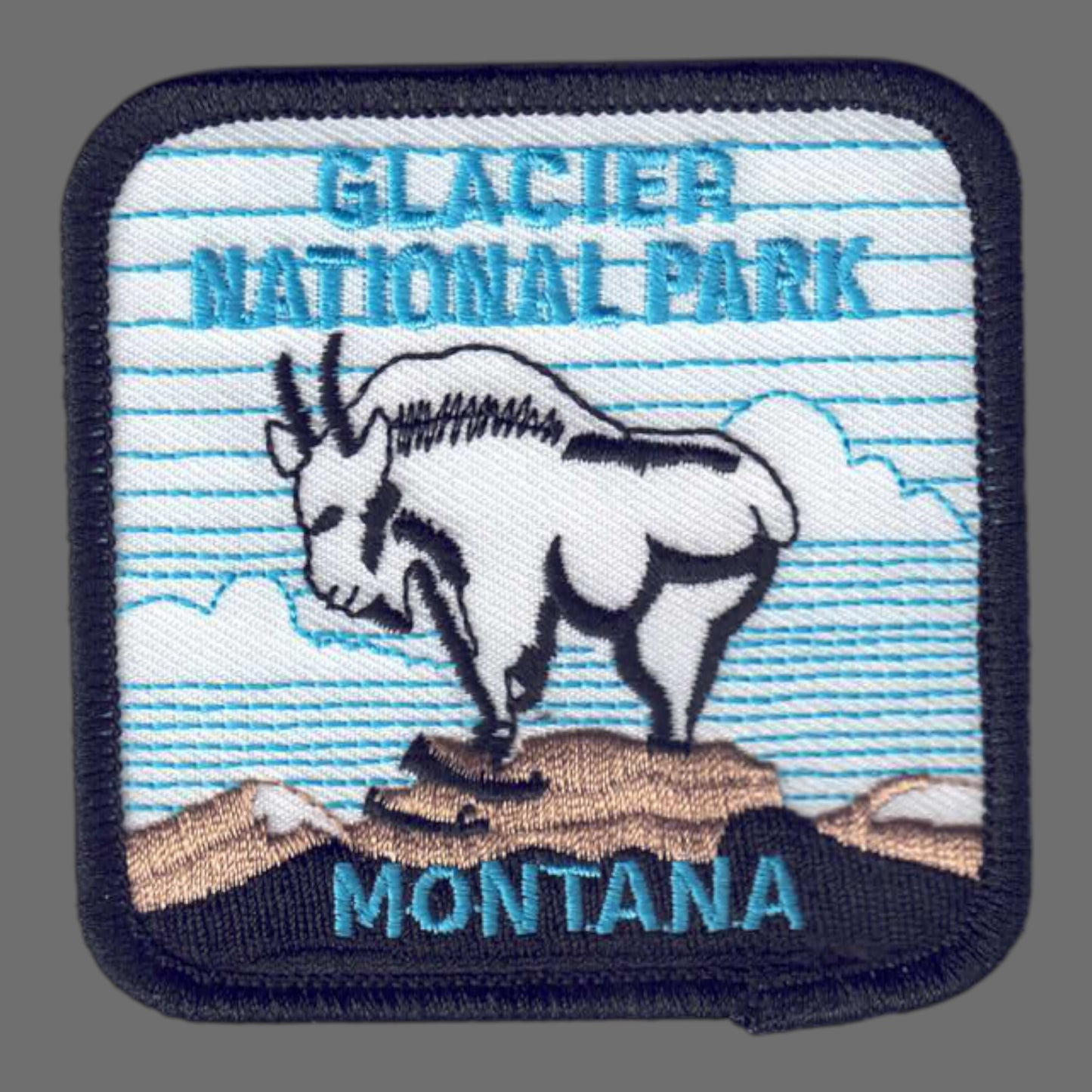 GLACIER National Park Souvenir Patch- 2348