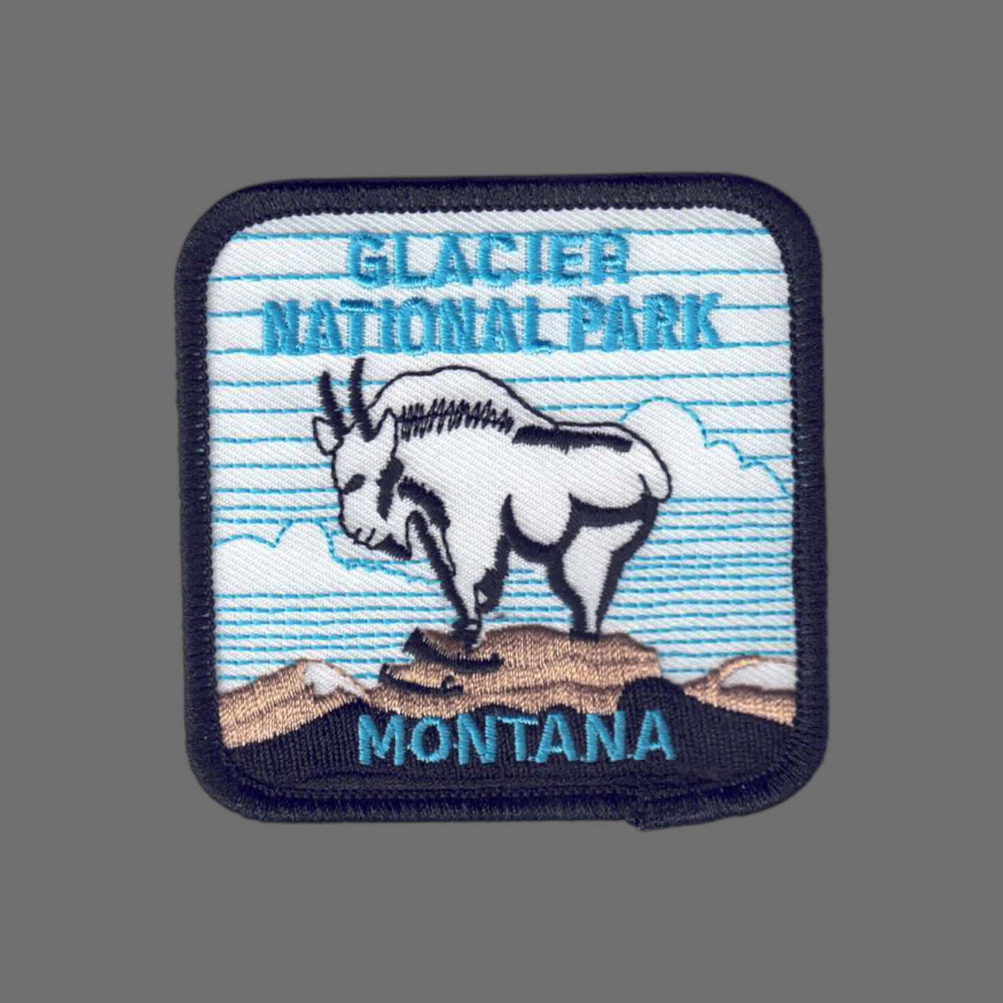 GLACIER National Park Souvenir Patch- 2348