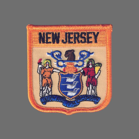 NEW JERSEY Med Flag Shield Patch - 2505