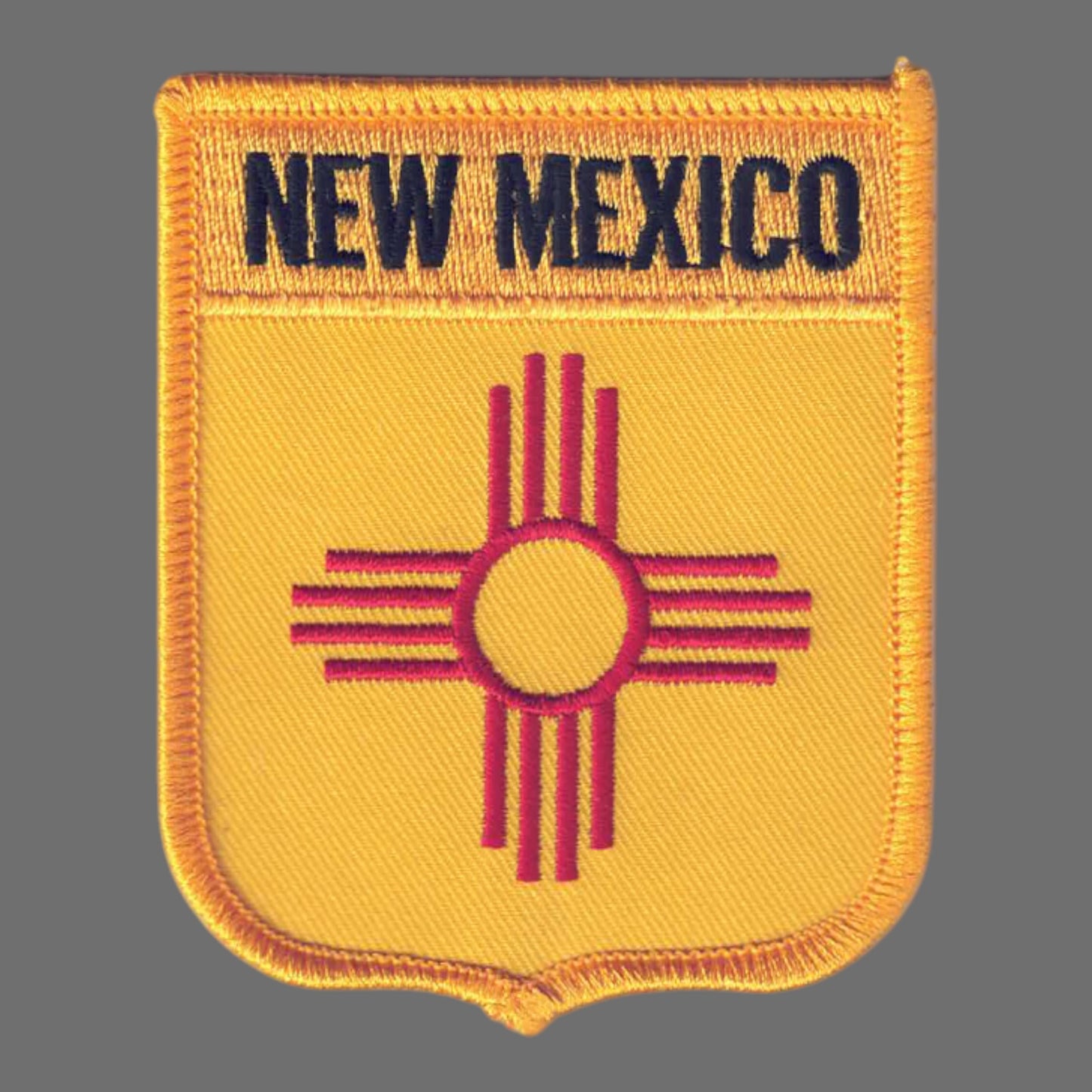NEW MEXICO LG Flag Shield Patch - 2552