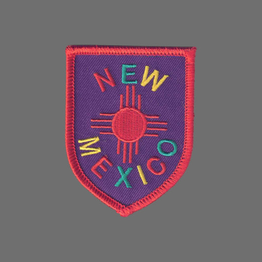 NEW MEXICO Colorful Zia Shield Patch - 2556