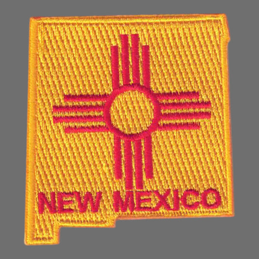 NEW MEXICO Zia State Shape Patch - 2570