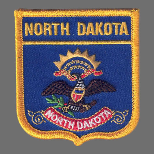 NORTH DAKOTA Med Flag Shield Patch - 2705