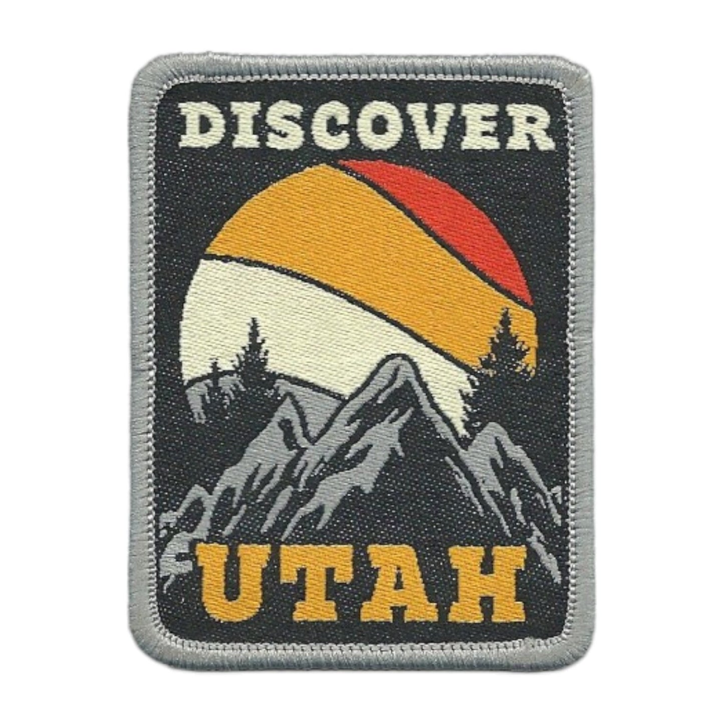 Utah Patch – Discover Utah - Iron On Travel Patch – Souvenir Patch – Embellishment Applique – 1.8"