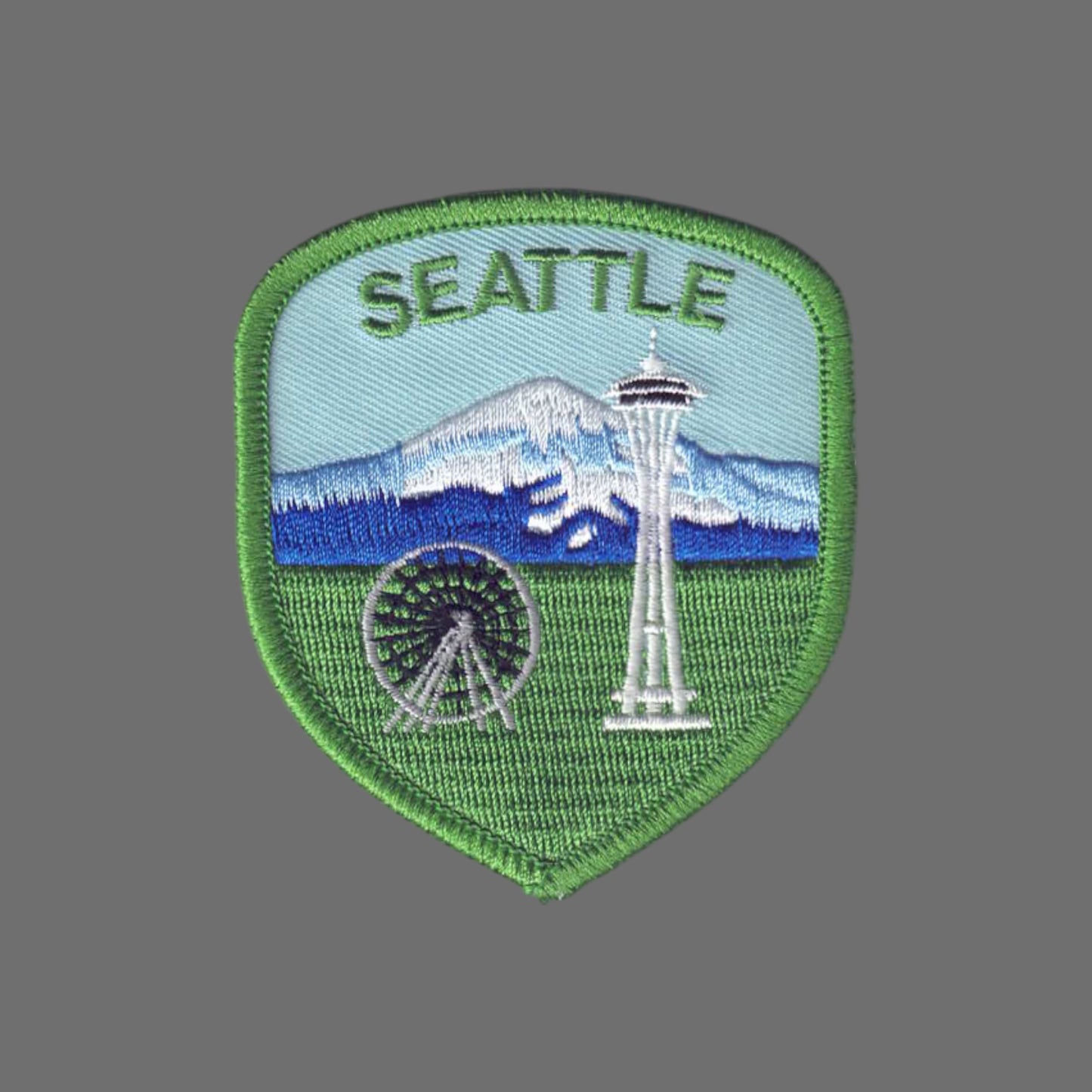SEATTLE Space Needle Green Patch - 3398