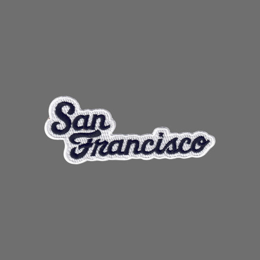 San Francisco Black Script Patch - 4020-01/39
