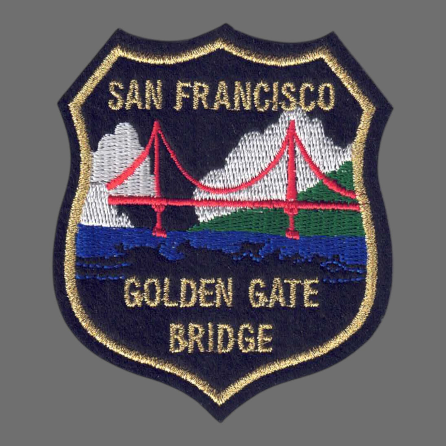 SF GOLDEN GATE BRIDGE Black Patch - 4022