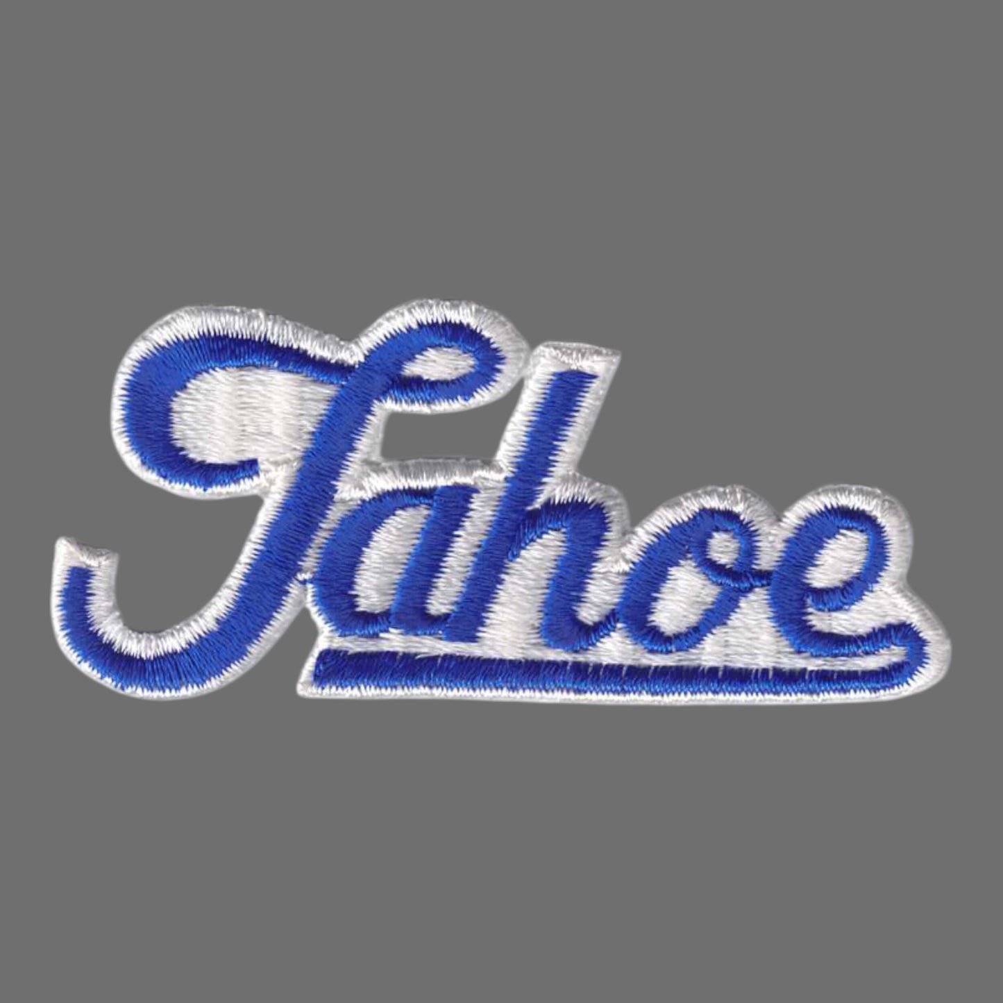 Vintage Tahoe Script Royal Blue Patch - 4203-11/39