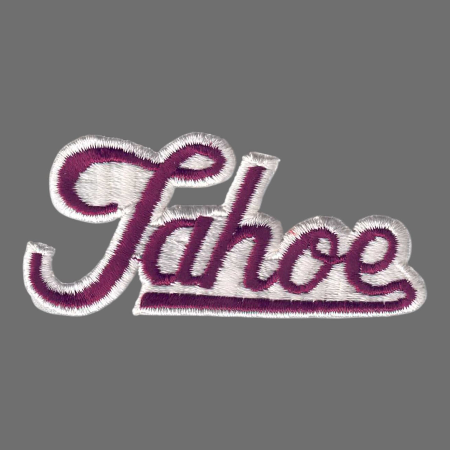 Vintage Tahoe Script Patch Maroon - 4203-29/39