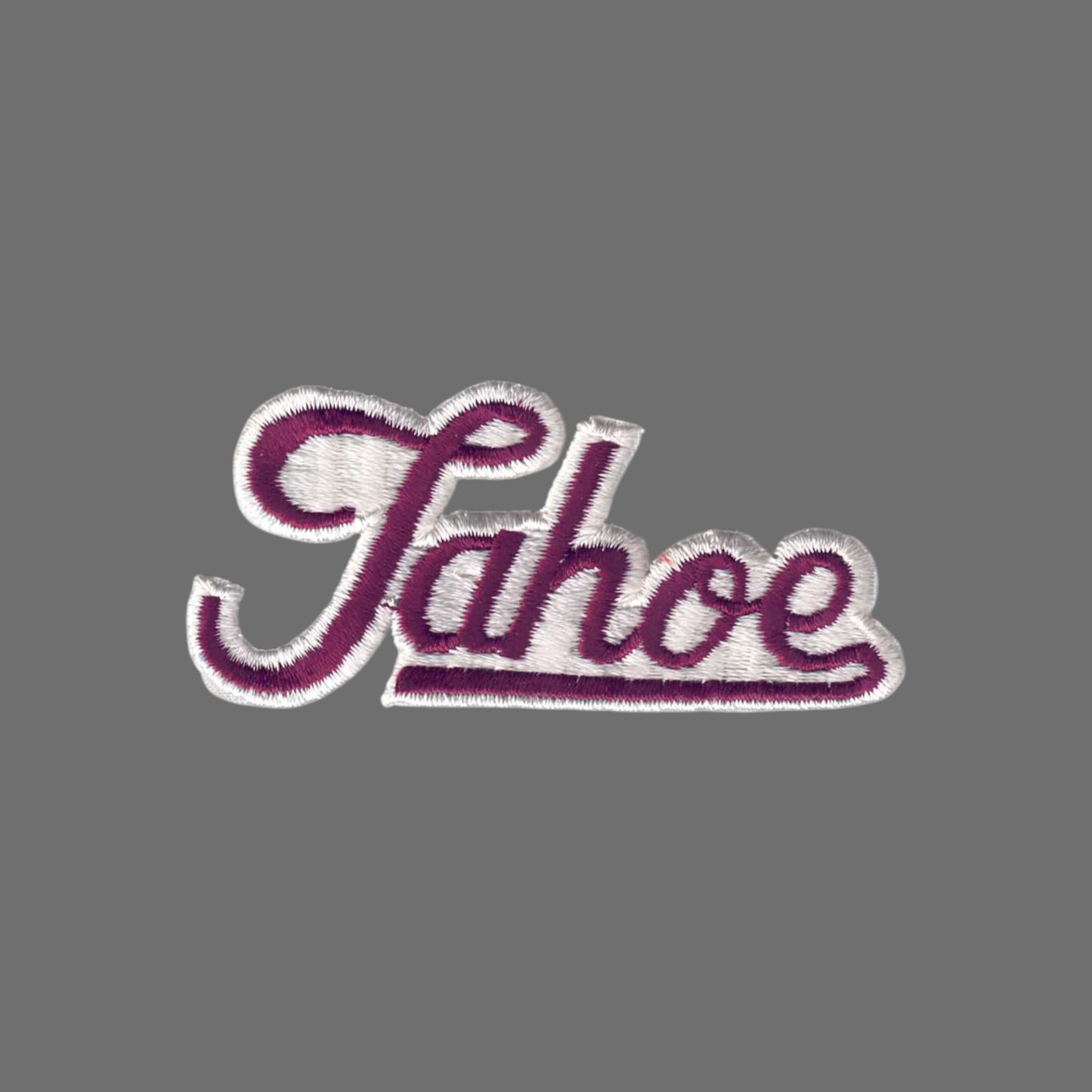 Vintage Tahoe Script Patch Maroon - 4203-29/39