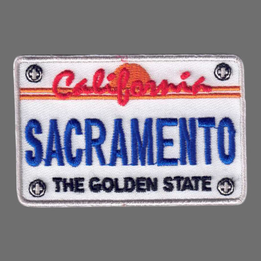 SACRAMENTO CA License Plate Patch - 4803