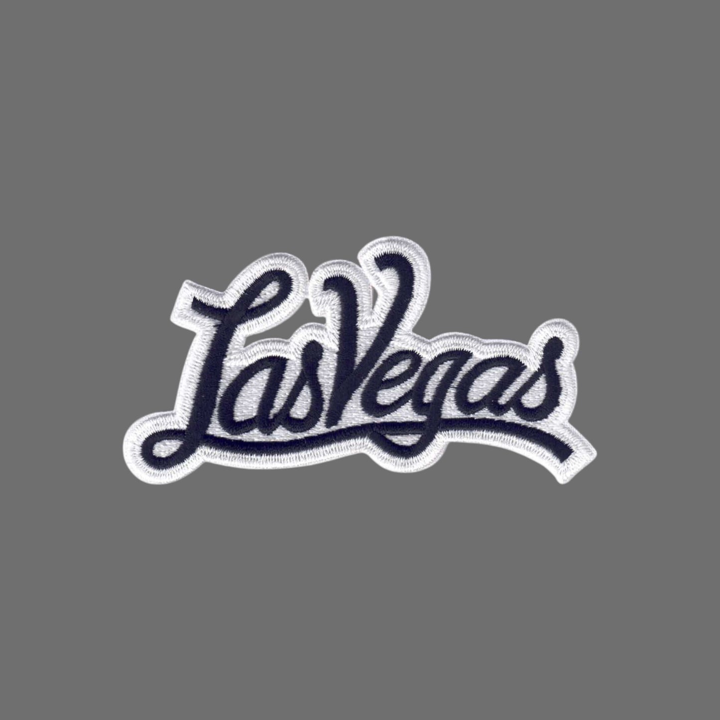 Las Vegas Script Patch Black on White - 5252-01/39