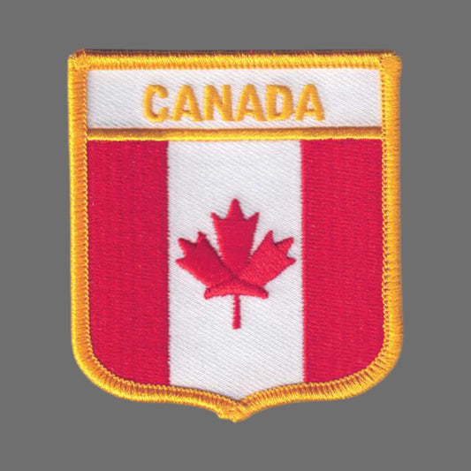 CANADA Country Flag Shield Patch - 6111