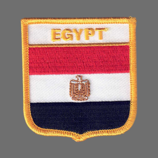 EGYPT Flag Shield Patch - 6201