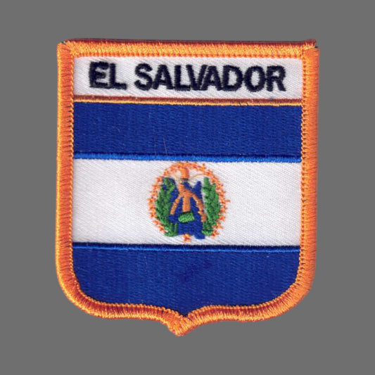EL SALVADOR Flag Shield Patch - 6211