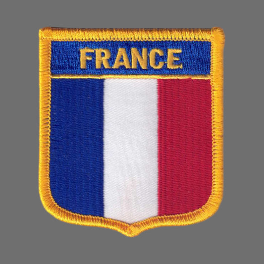 FRANCE Flag Shield Patch - 6261