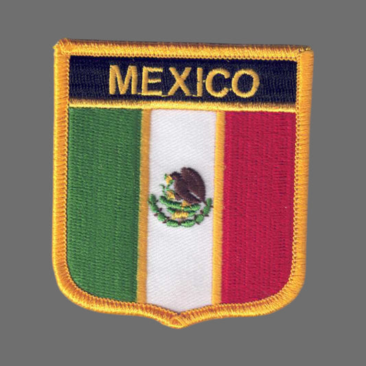 MEXICO Flag Shield Patch - 6491