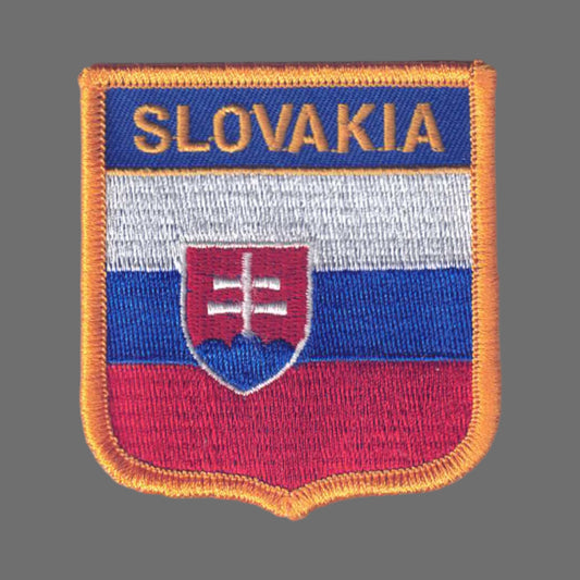 SLOVAKIA Flag Shield Patch - 6676