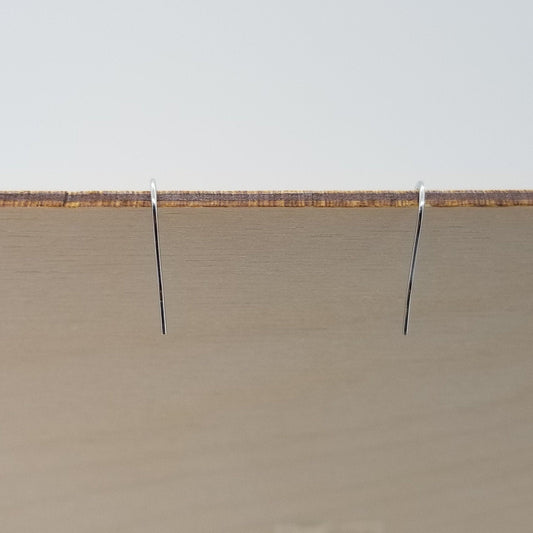 Redwood Earrings - Hummingbird Wood Earrings - California Redwood Dangle Earrings - CA Souvenir Keepsake