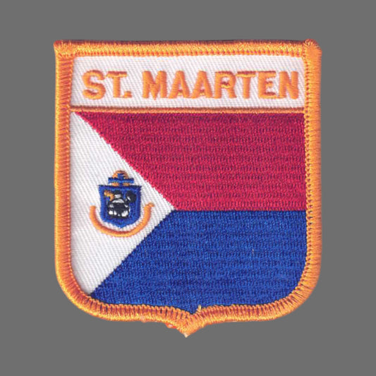 ST. MAARTEN Flag Shield Patch - 6731