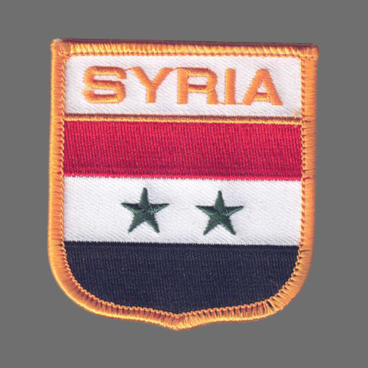 SYRIA Flag Shield Patch - 6761
