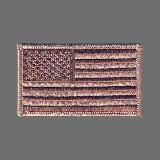 USA Flag Brown Patch - 6834-DESERT