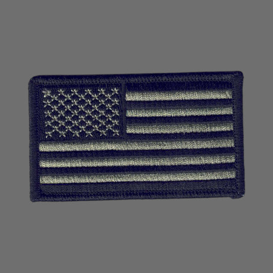 USA flag Olive Drab Black Patch - 6834-OD