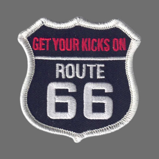 GET YOUR KICKS ON ROUTE 66 Patch - 6879