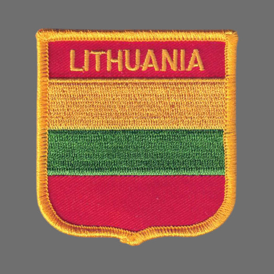 LITHUANIA Flag Shield Patch - 6951