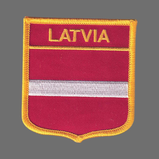 LATVIA Flag Shield Patch - 7131