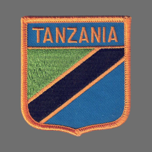 TANZANIA Flag Shield Patch - 7141