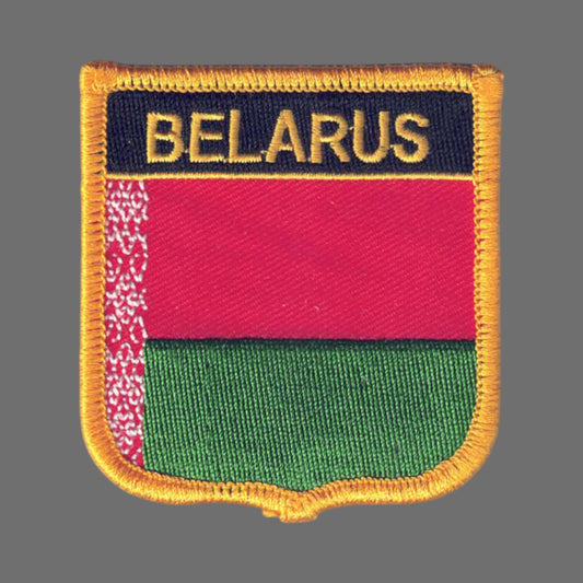 BELARUS Flag Shield Patch - 7383