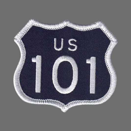 US 101 Black Patch 2.5 Inch Tall - 8101-01