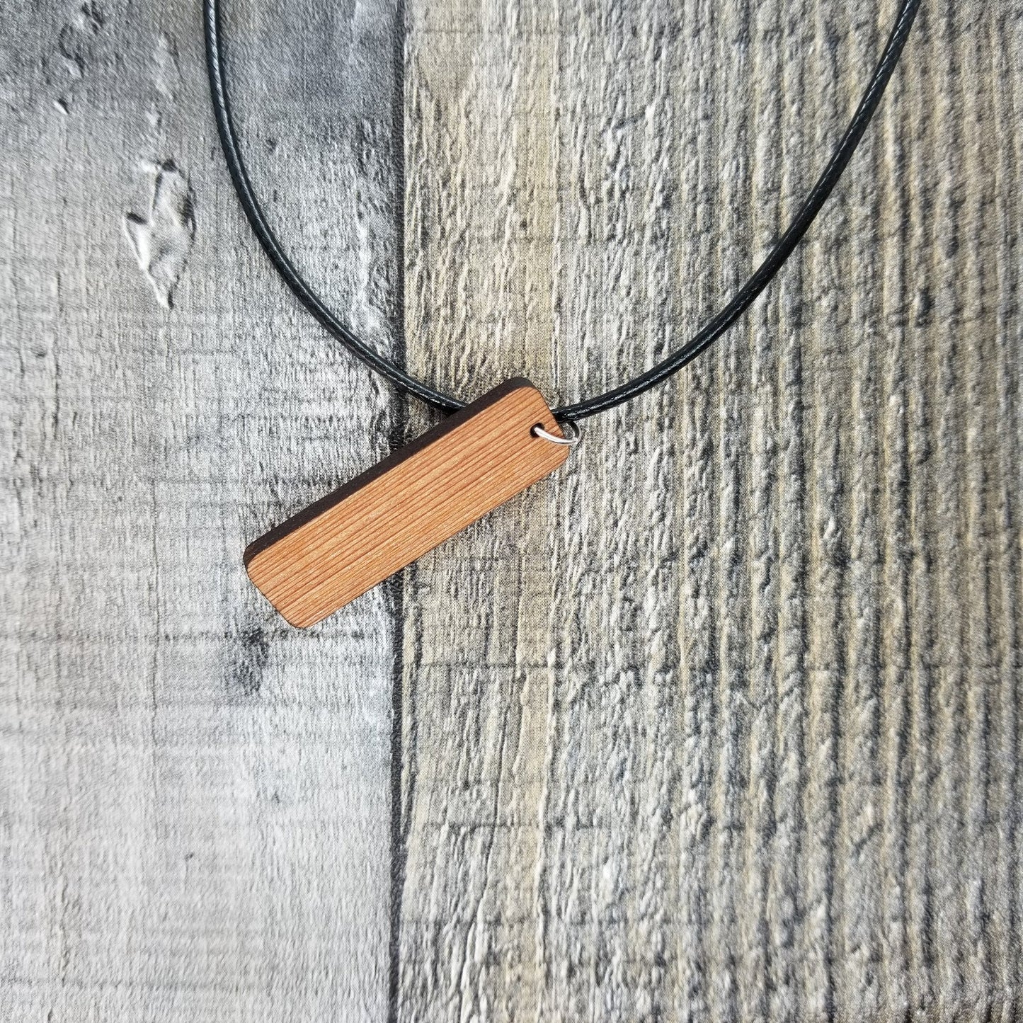 Redwood Necklace - Wood Necklace - California Redwoods - CA Souvenir Keepsake - N2