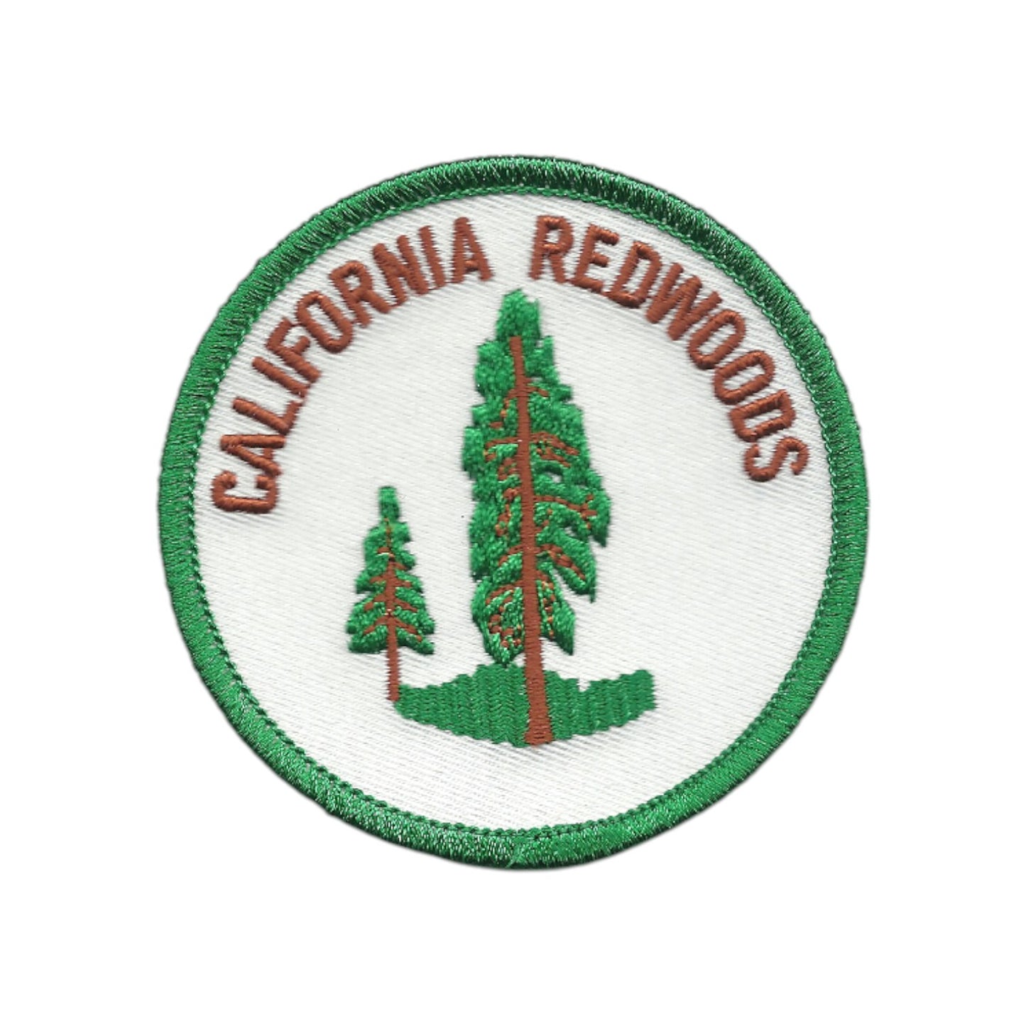 CALIFORNIA REDWOODS souvenir embroidered patch - CA-08-50/2.5