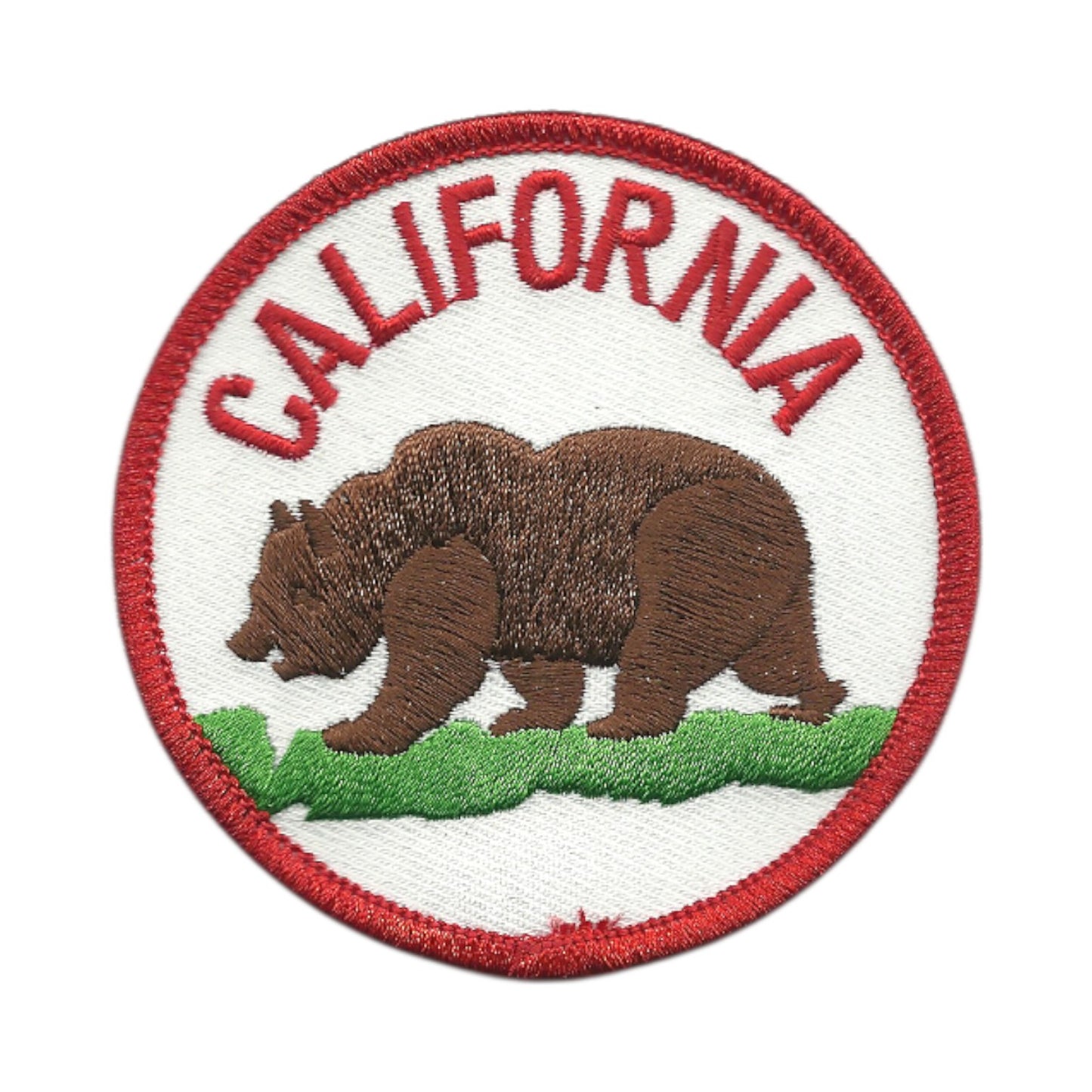California Bear Souvenir Embroidered Patch 3" Iron On - CA-40
