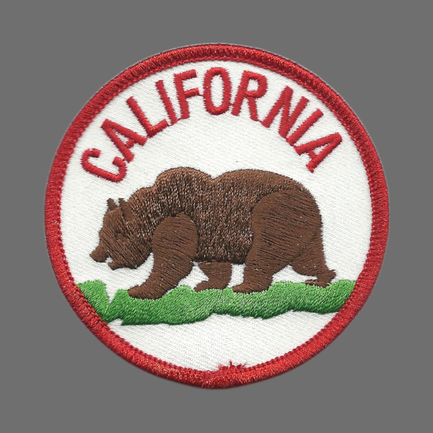 California Bear Souvenir Embroidered Patch 3" Iron On - CA-40