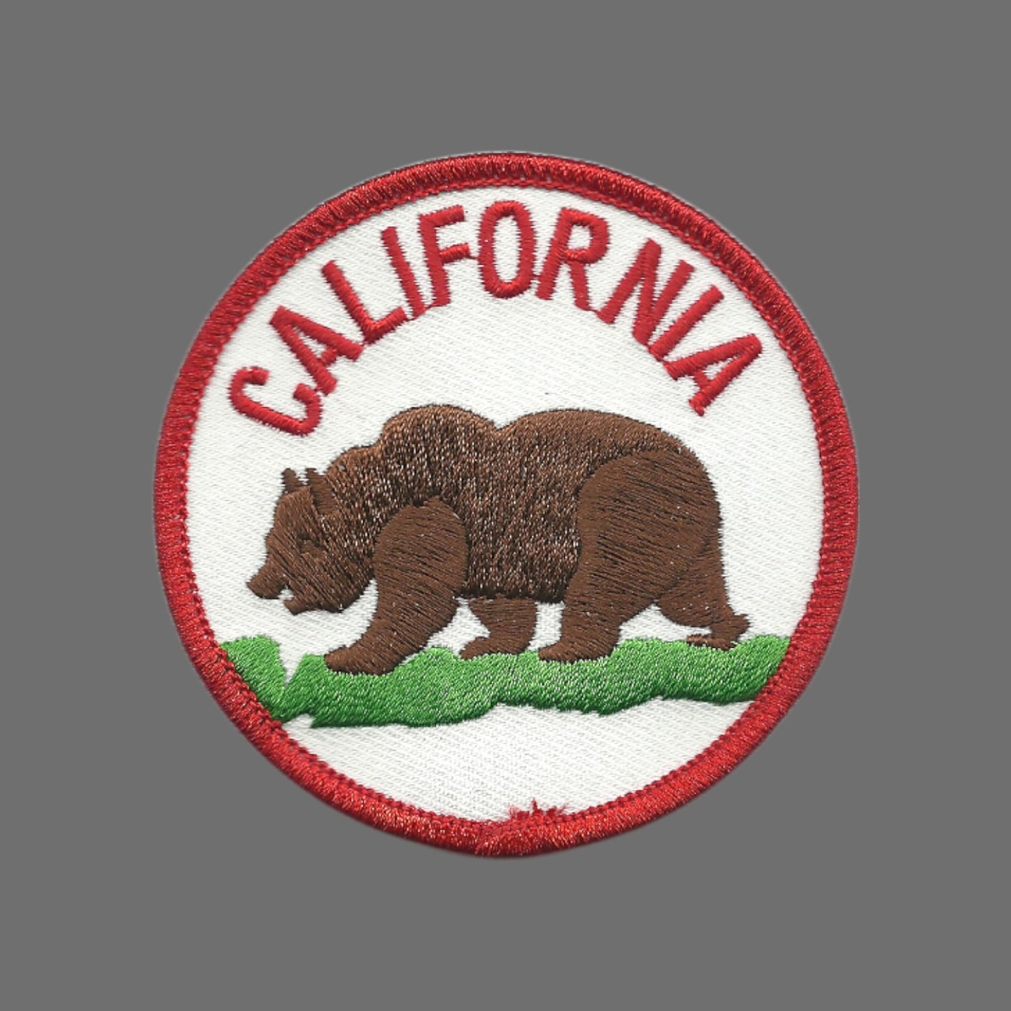 California Bear Souvenir Embroidered Patch 3" Iron On - CA-40