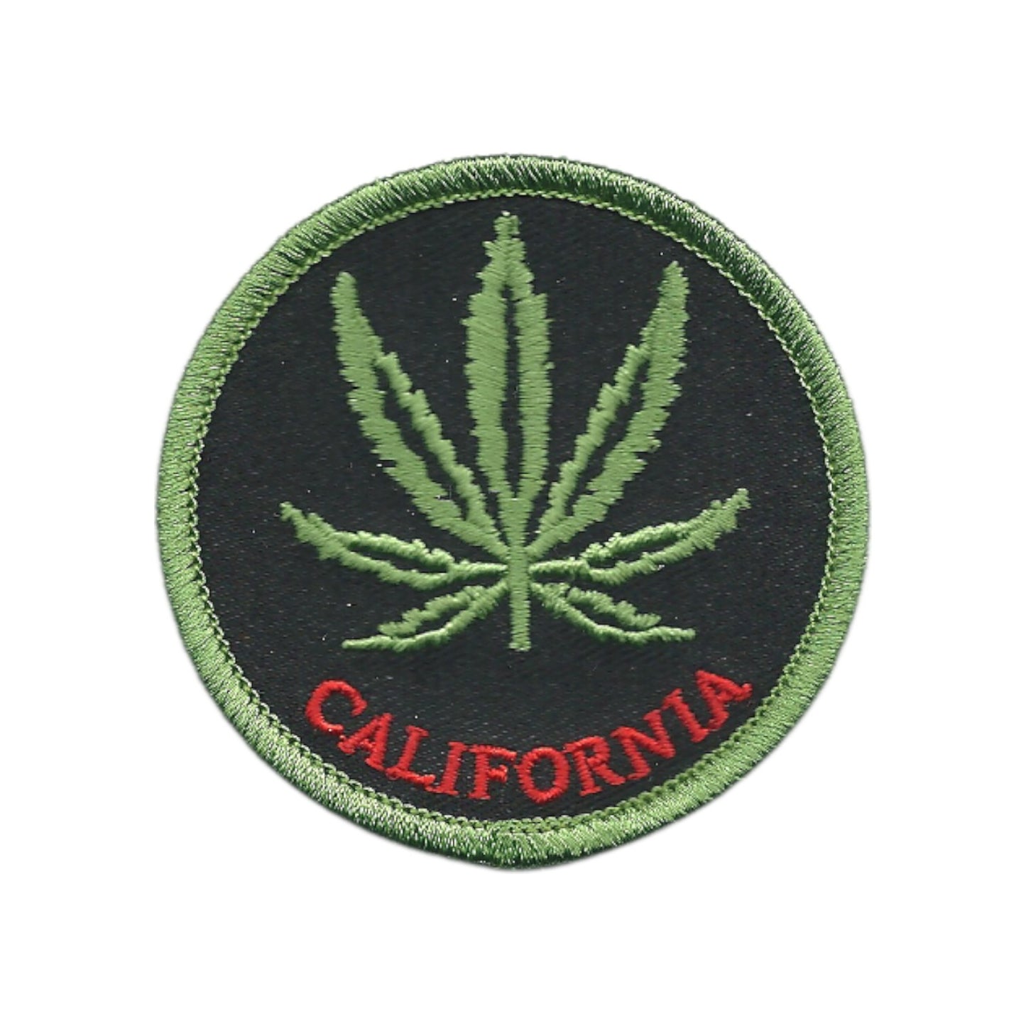California Leaf Souvenir Iron On Embroidered Patch Craft Novelty - CA-420