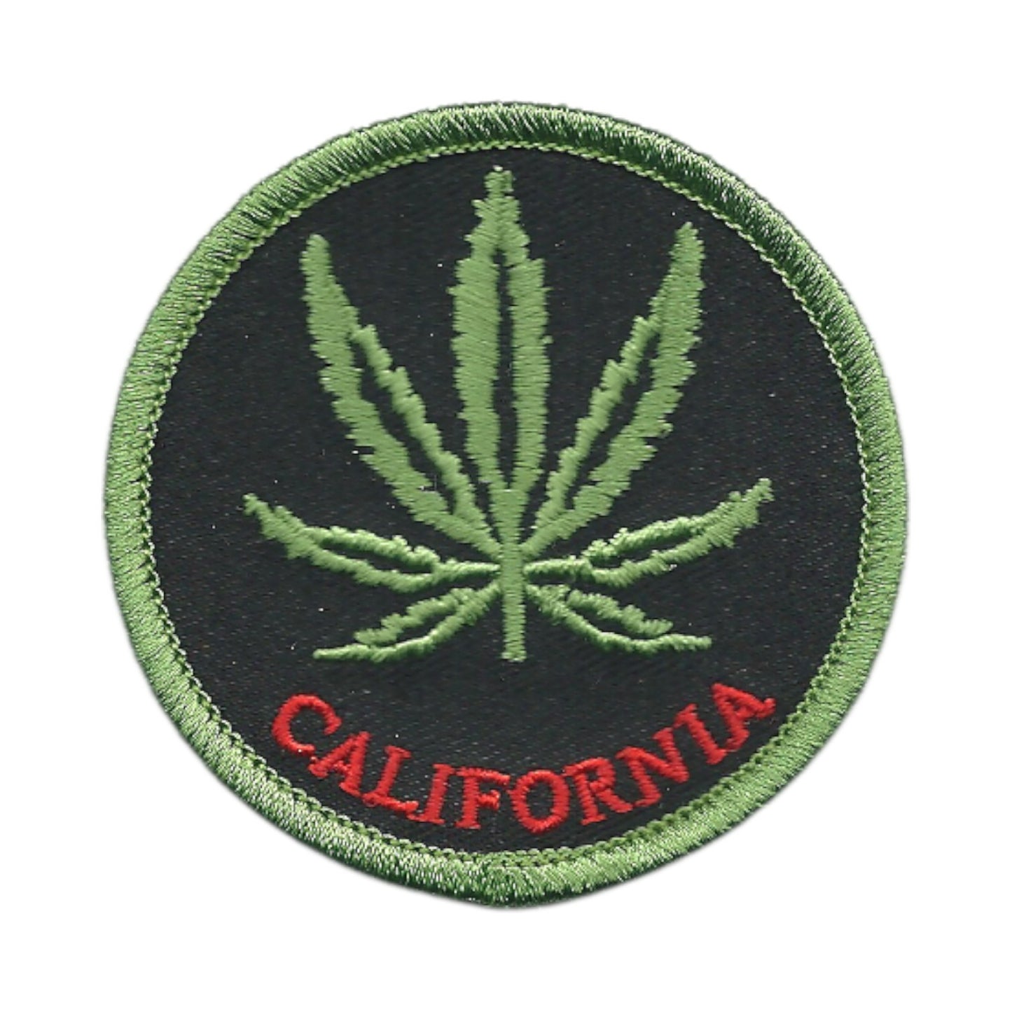 California Leaf Souvenir Iron On Embroidered Patch Craft Novelty - CA-420