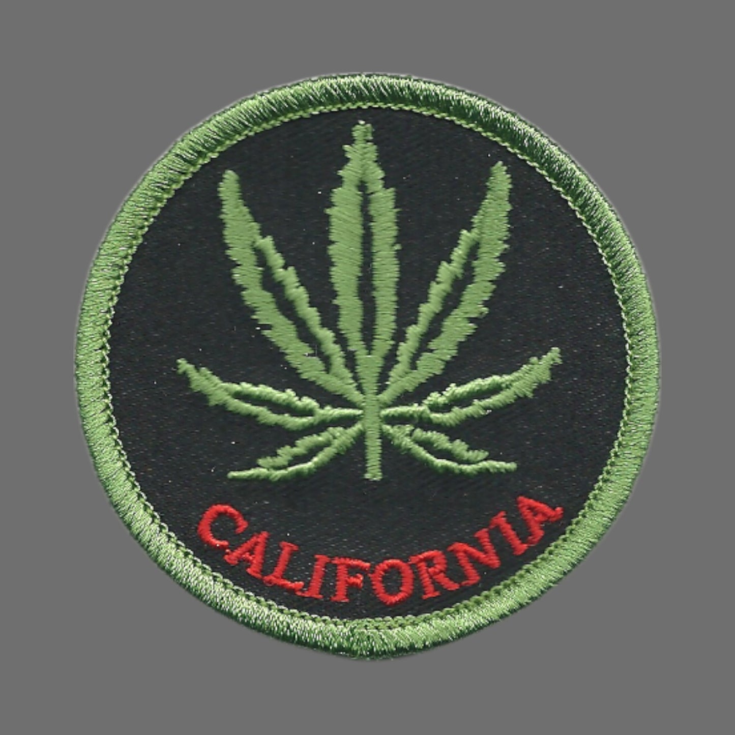 California Leaf Souvenir Iron On Embroidered Patch Craft Novelty - CA-420