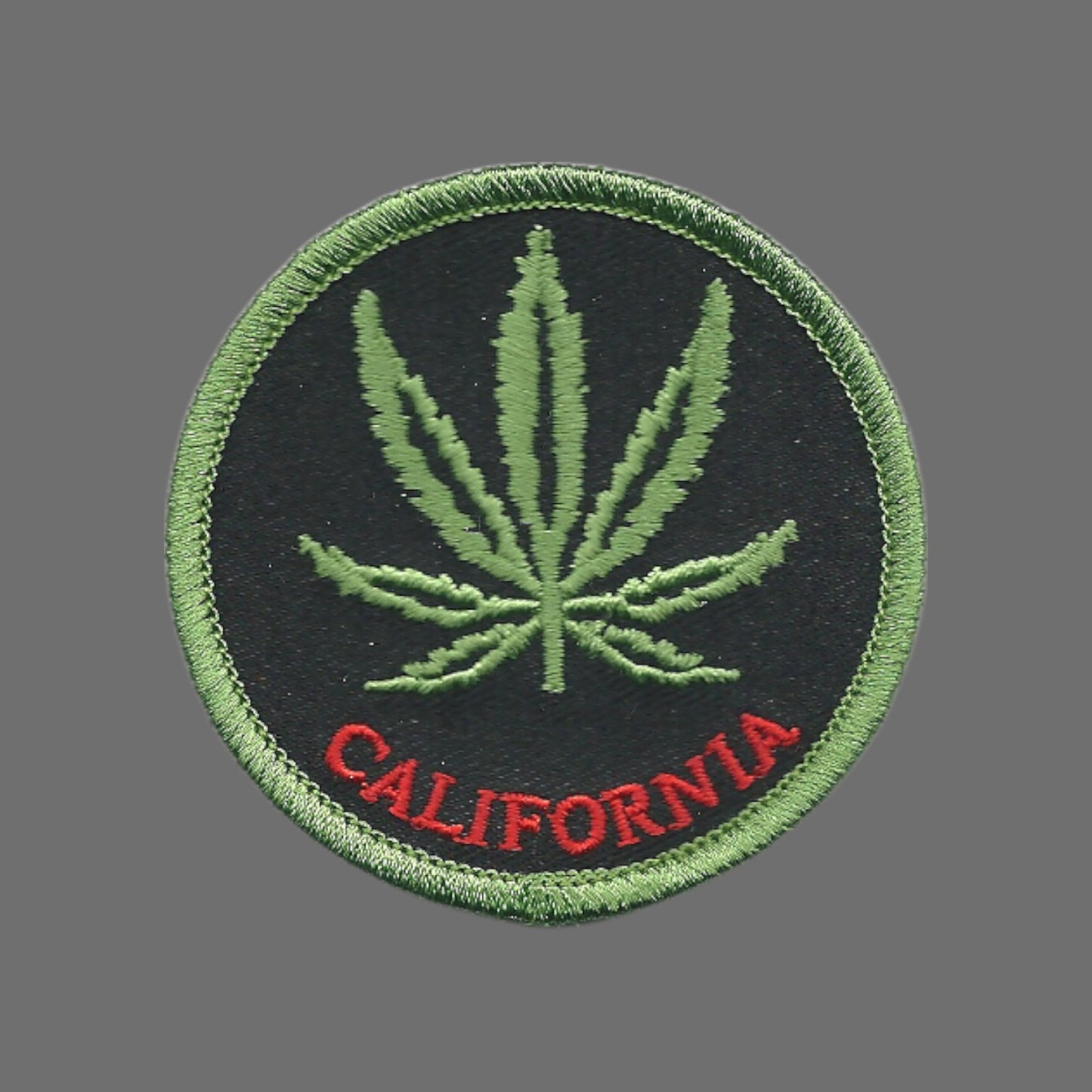 California Leaf Souvenir Iron On Embroidered Patch Craft Novelty - CA-420