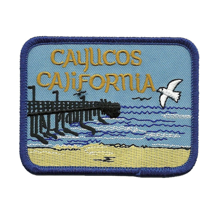 CAYUCOS CALIFORNIA souvenir embroidered patch - 4557